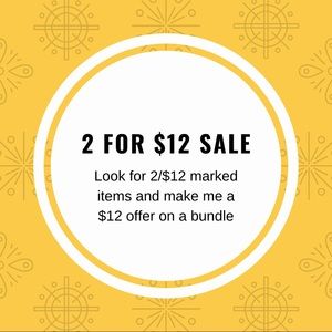 Sale on select items